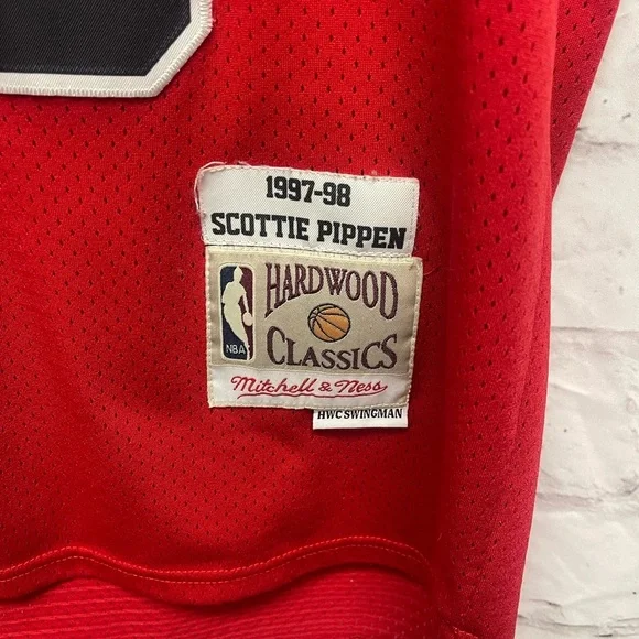 Chicago Bulls Scottie Pippen 1997 Hardwood Classics Raod Swingman Jersey - - Picture 7 of 8